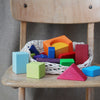 Grimm's 30 Coloured Geo-Blocks | Conscious Craft